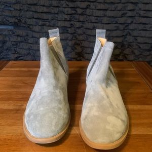 NWOT - Women’s Gray Suede Ankle Boots, Size 8.5